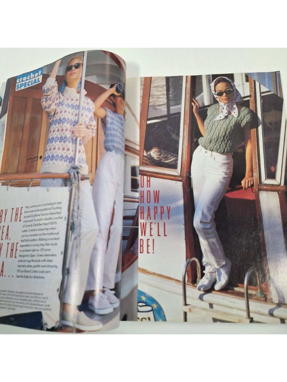 McCalls Needlework Crafts Magazine Lot June October  April 1990 1991 Vintage - Picture 4 of 12